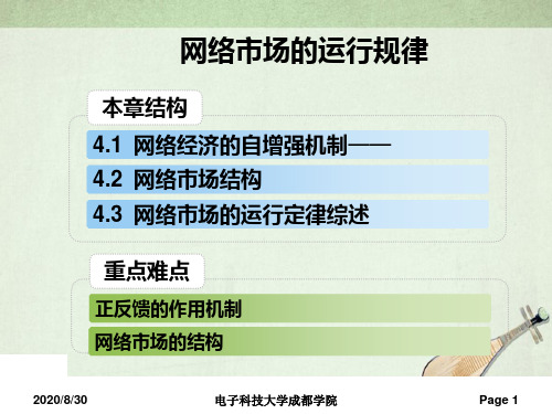 网络市场的运行规律
