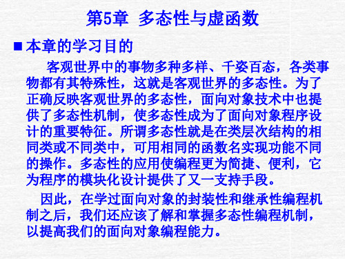 面向对象程序设计25页PPT
