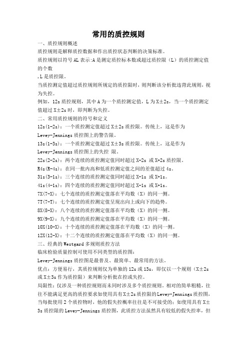 质控规则