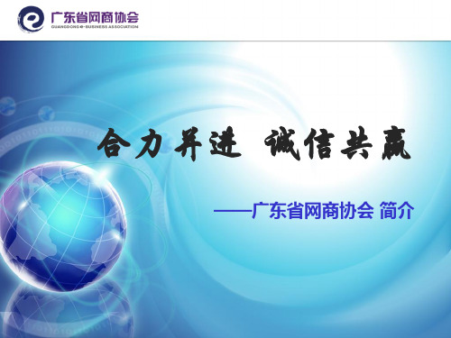 广东省网商协会简介