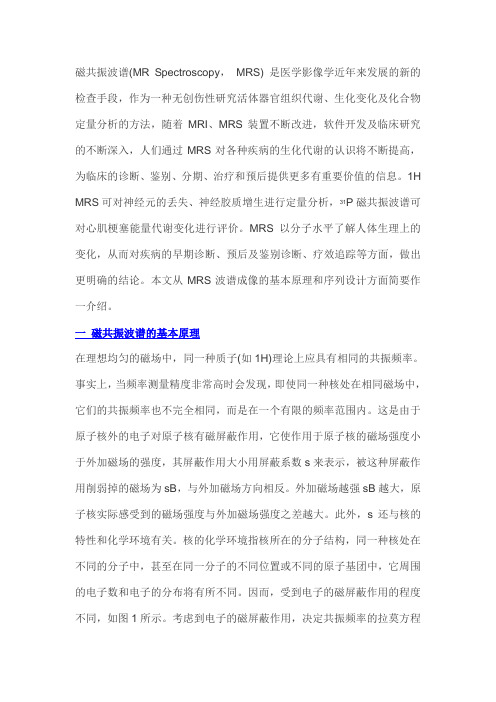 磁共振波谱