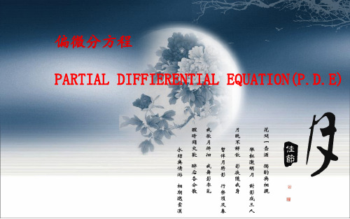 偏微分方程初步介绍
