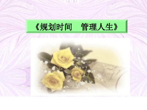 规划时间管理人生(演示版).pptx
