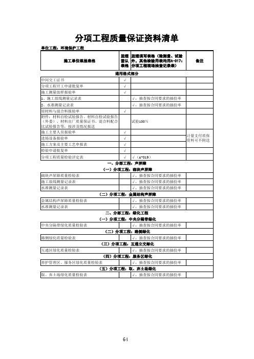 04分项工程资料清单(44-65)