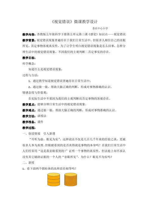 视觉错误