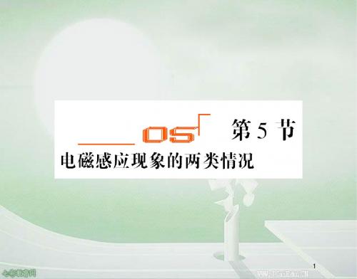 物理选修3-2人教新课标4.5电磁感应规律的应用精品课件.
