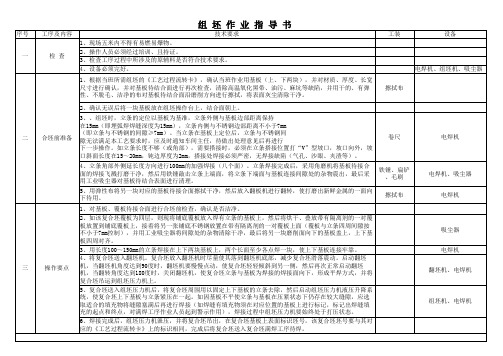 组坯作业指导书