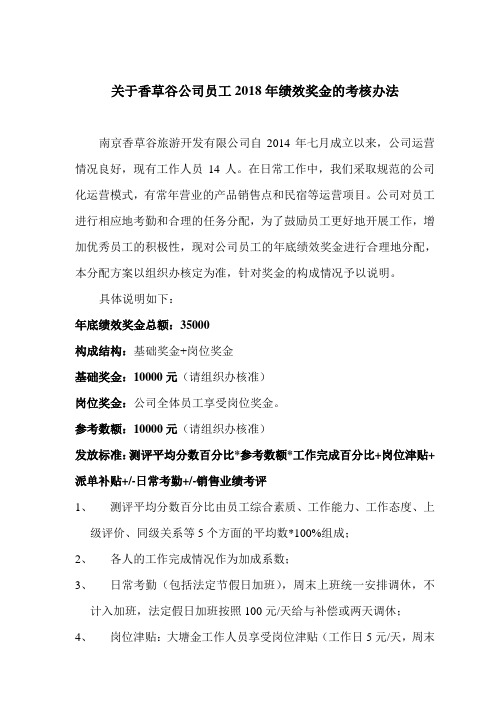 绩效考核意见2018)