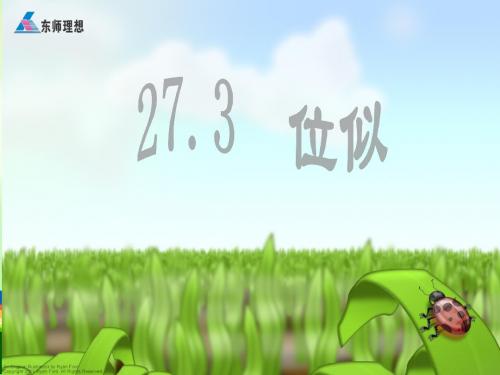 27.3 位似