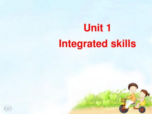 江苏省昆山市锦溪中学七年级英语上册《Unit1Thisisme》Integratedskills