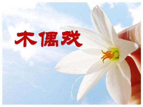 《木偶戏》PPT课件 (共23张PPT)