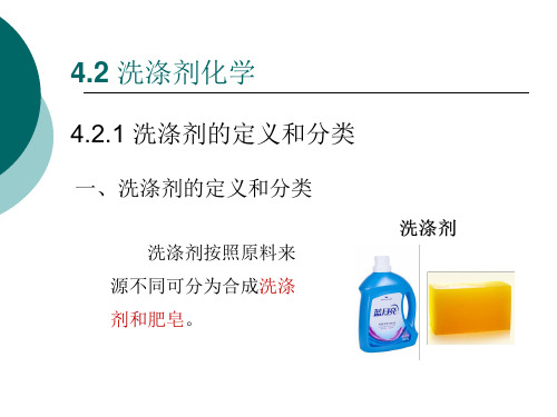 4.2.1洗涤剂化学ppt