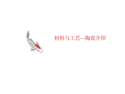 材料与讲义工艺—陶瓷介绍