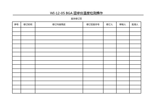 12-05 BGA返修台温度检测操作