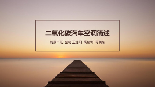 二氧化碳汽车空调简述