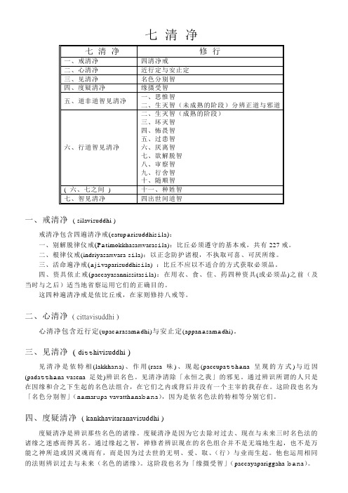 七清净
