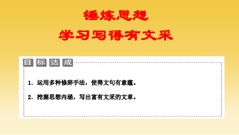 人教版高中语文必修五锤炼思想_学习写得有文采 (3)ppt课件