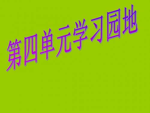 五年级上册语文园地四(完美版)PPT