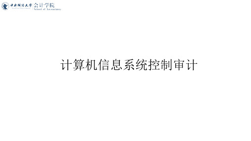 计算机信息系统控制审计