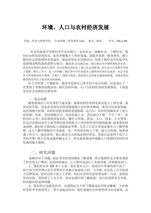2011年寒假实践报告