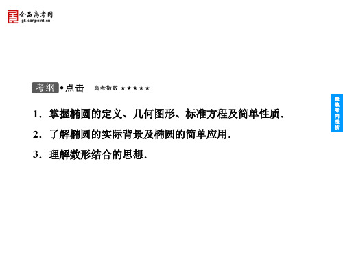椭圆知识点总结与测试