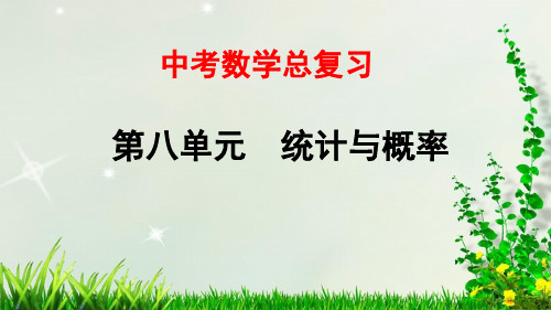 浙江中考数学总复习——32 数据与图表