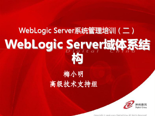 02 WebLogic Server域体系结构