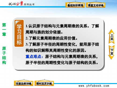 核外电子排布与元素周期表原子半径