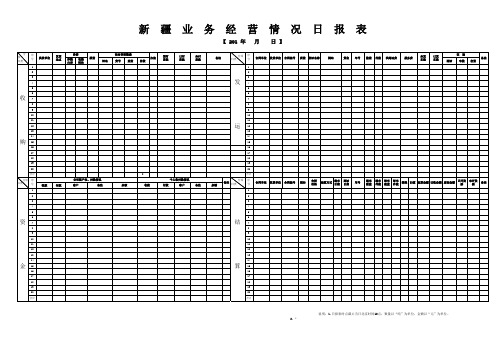 火车发运台账表