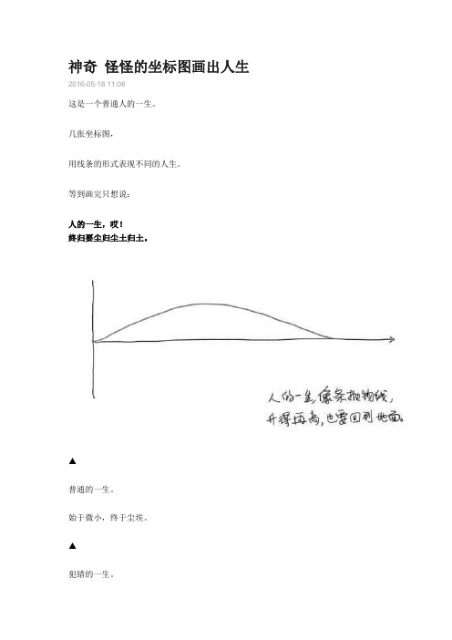神奇 怪怪的坐标图画出人生