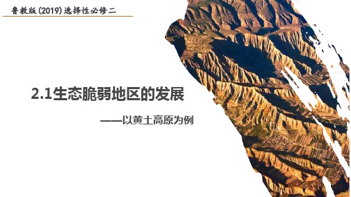 生态脆弱地区的发展-以黄土高原为例(精品课件)-高二地理同步(2019选择性必修2)