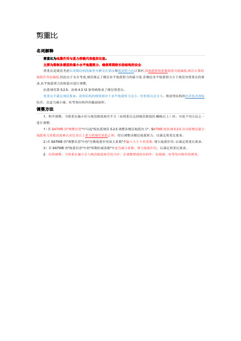 剪重比