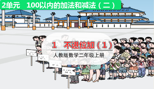 二年级上册数学课件- 2.1 不进位加(1) (共14张PPT)人教版