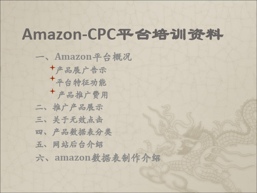 非常全amazon平台介绍-CPC概要
