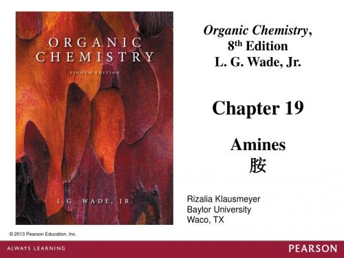 Lecture 19 胺
