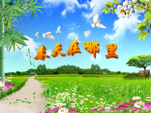 二年级下册语文课件-1 春天在哪里｜湘教版 (共16张PPT)