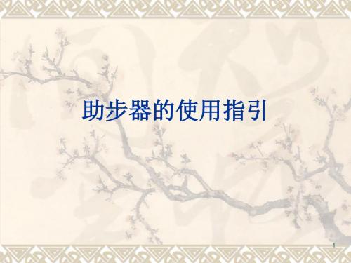 助行器使用指引ppt课件