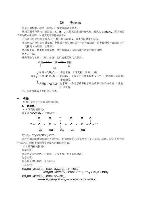 《糖类》复习课.doc