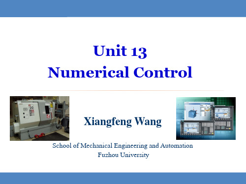 材料力学本科生专业英语9--Numerical Control-王向峰