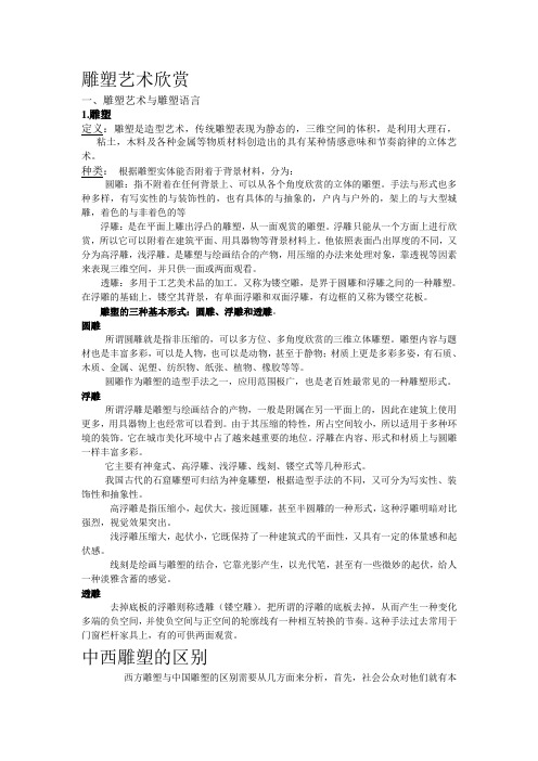 雕塑艺术欣赏