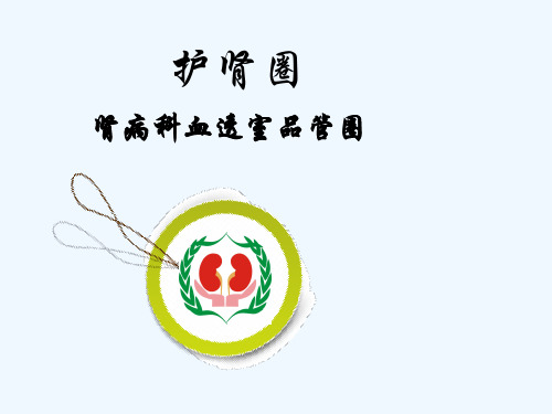 肾病科血透室品管圈 PPT
