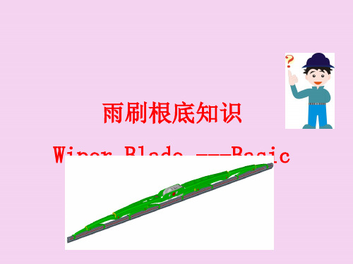 汽车雨刮片知识ppt课件