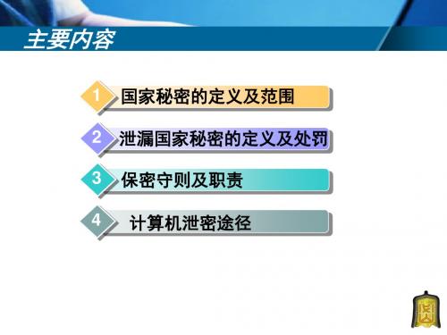 保密知识培训