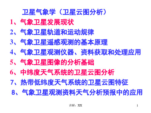 卫星气象学课件1-09ppt