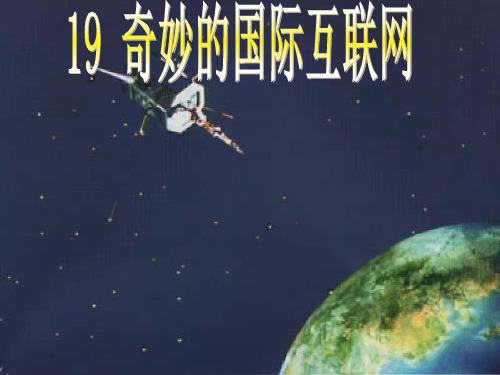19-奇妙的国际互联网PPT课件