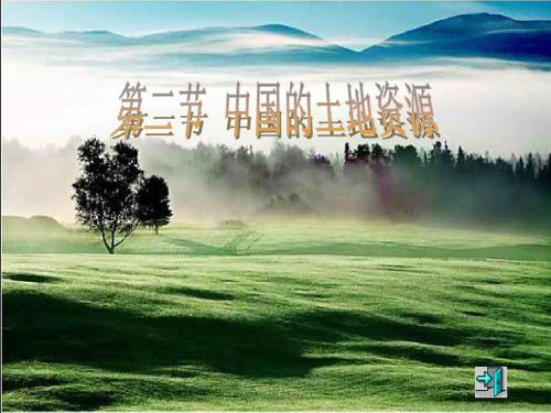 湘教版地理八年级(上)第三章第二节土地资源PPT