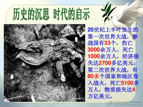 新课本9.1：和平与发展：时代的主题