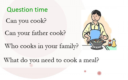 青少版新概念英语1B unit18 Men can cook too
