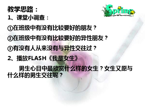 八年级政治把握青春的节拍(PPT)5-5