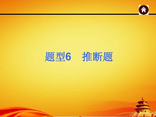 2015年人教版中考化学(安徽)复习课件：推断题(28页)